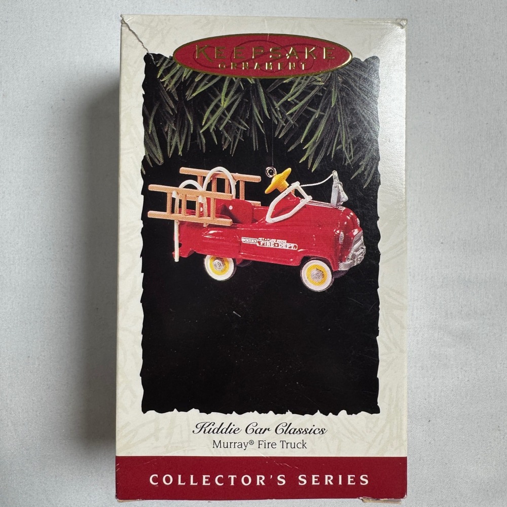 Hallmark Keepsake Ornament 1995 Kiddie Car Classics Murray Fire Truck QX5027